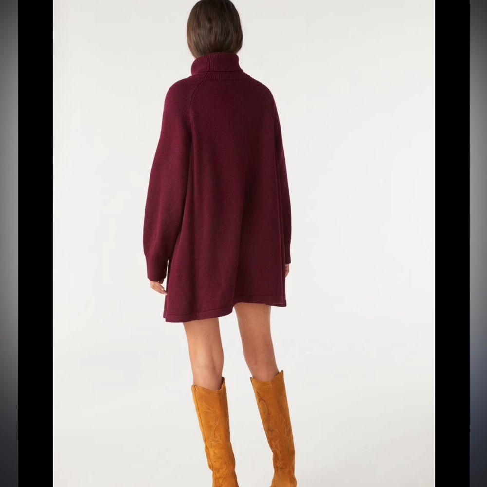 Medee dress from ba&sh in bugundy new with tags